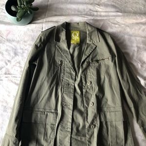 Green Military Style Jacket